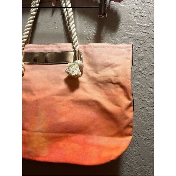 Victoria’s Secret Orange Ombré Tote Bag Preowned-Stains-Marks - Picture 8 of 14